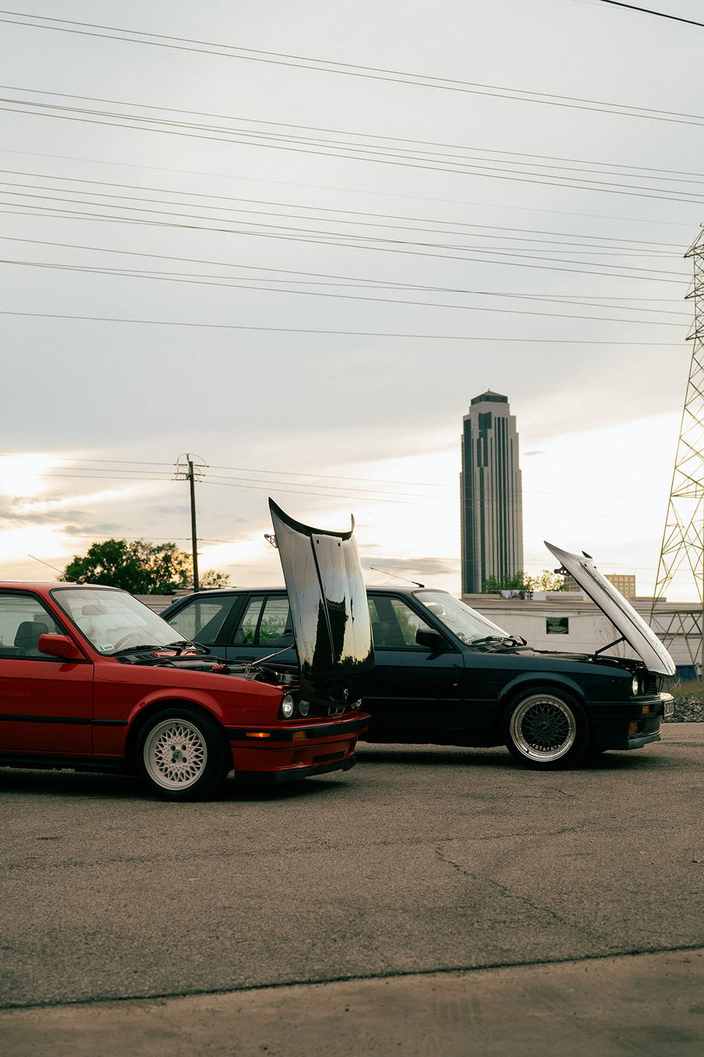 E30 Billet Motorhaubenscharnier 90-Grad-Kit